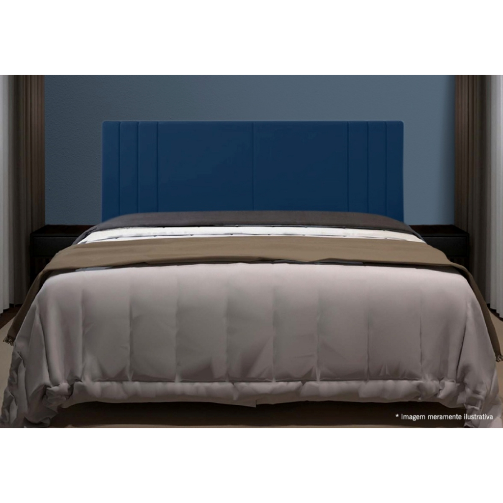 Cabeceira de Cama Box Queen Tecido Sued Dobravel Varias Cores 1,60 x 55
