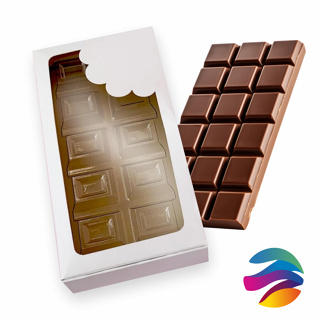 Caixa Embalagem Para Barra de Chocolate Gourmet 300g - 16x8,5x3,5 cm- KIT 10 UNIDADES - CX001 em Oferta na Shopee