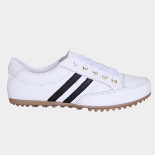 Tênis Feminino Casual De Couro Legítimo Leve e Confortável em Oferta na Shopee