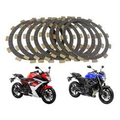 Disco De Embreagem Completo Yamaha Xj6f 2010 Até 2017 Xj6n 2010 Até 2019 8 Peças