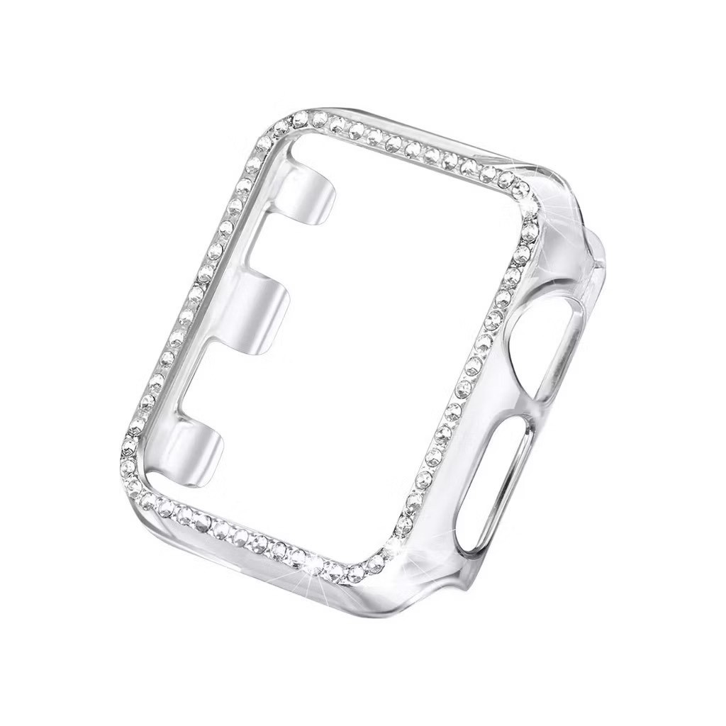 COR TRANSPARENTE Case Capinha Capa com Brilho Glitter para Apple Watch 49mm 45mm 44mm 41mm 42mm 40mm 38mm Ultra Gliter