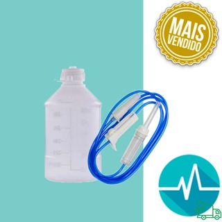 Frasco de Nutrição Enteral + Equipo em Oferta na Shopee