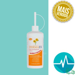 Dermaex Age Óleo de Girassol Para Cicatrizes, Feridas e Escaras 200ml em Oferta na Shopee