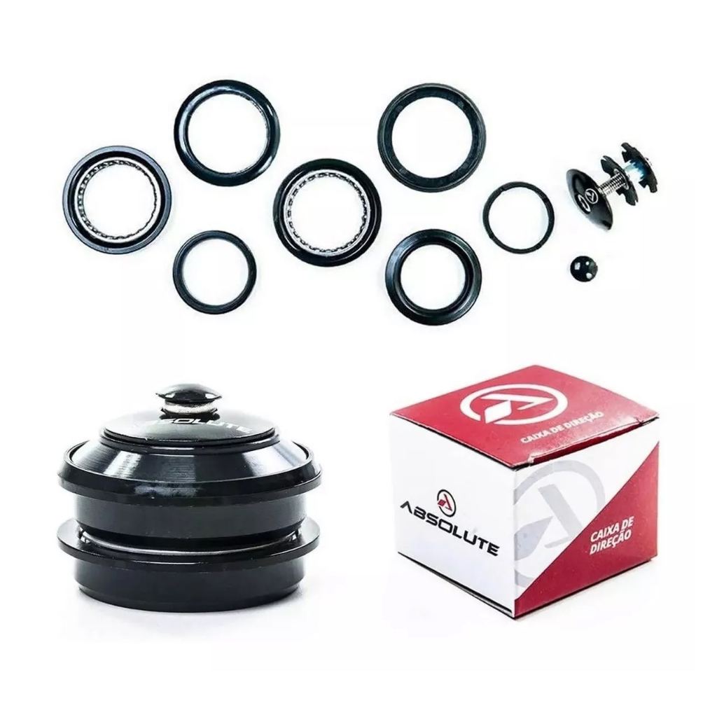 Movimento Caixa Direção Mega Over 1.1/8 Absolute B411 44/44 Bicicleta em Oferta na Shopee