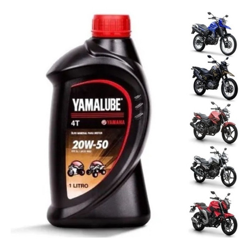 OLEO YAMALUBE 4T 20W50 1 LITRO MINERAL FACTOR FAZER YBR FACTOR em Oferta na Shopee