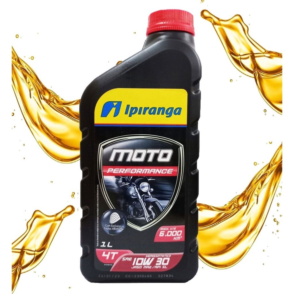 Óleo Moto 10w30 Semissintético 4t Ipiranga Cg Titan Fan Cb Xre em Oferta na Shopee
