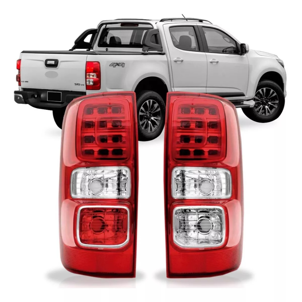 Par Lanterna Traseira S10 2012 2013 2014 2015 2016 Com Led em Oferta na Shopee