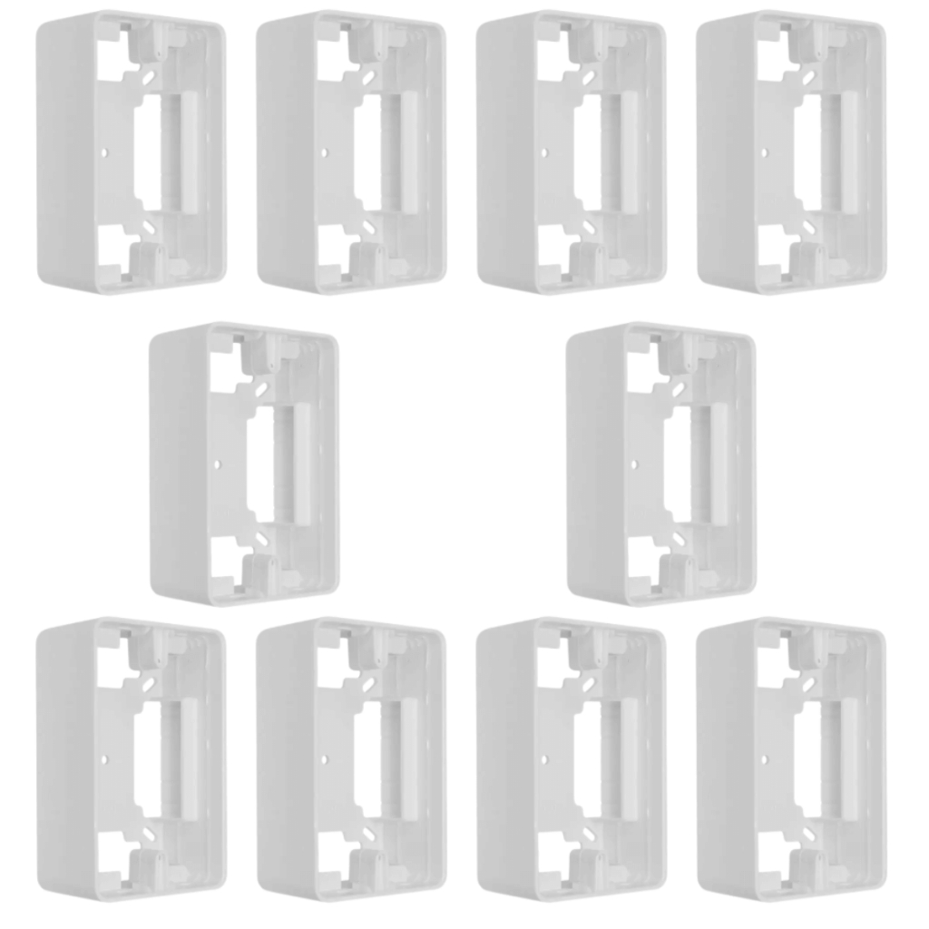 10 Caixas De Sobrepor 4x2 Branca Ilumi - Sku 62061