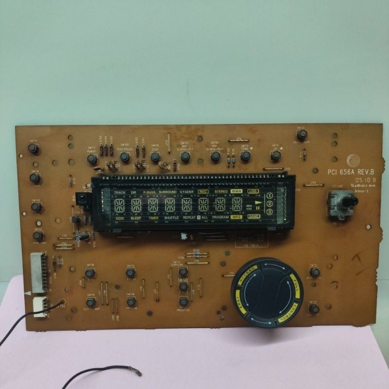 placa painel frontal som gradiente AS M550