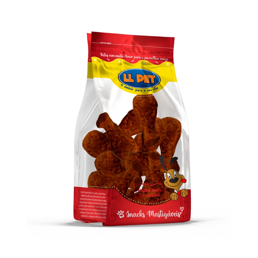 Petisco para Cães Coxa Pacote com 1kg LL Pet