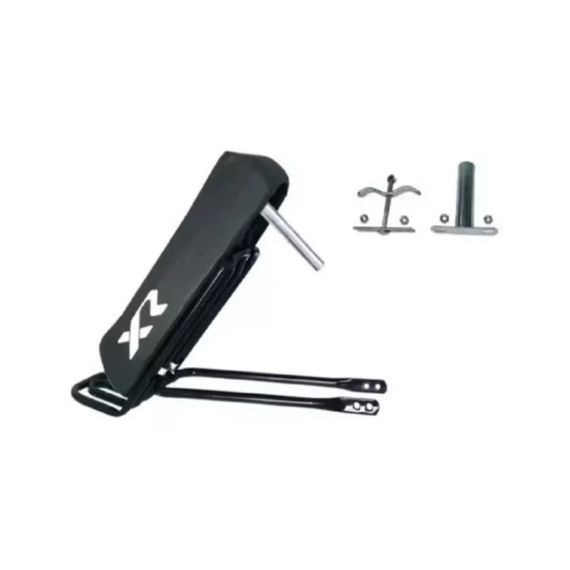Banco Selim Mobilete Caloi Xr Para Bicicleta Com Bagageiro Rabetão + Presilha De Fixação + Canote