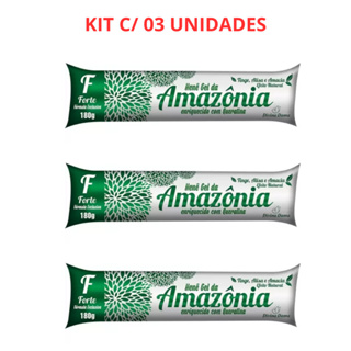 Kit C/ 03  Henê Gel 180g Preto Forte Amazônia Divina Dama em Oferta na Shopee