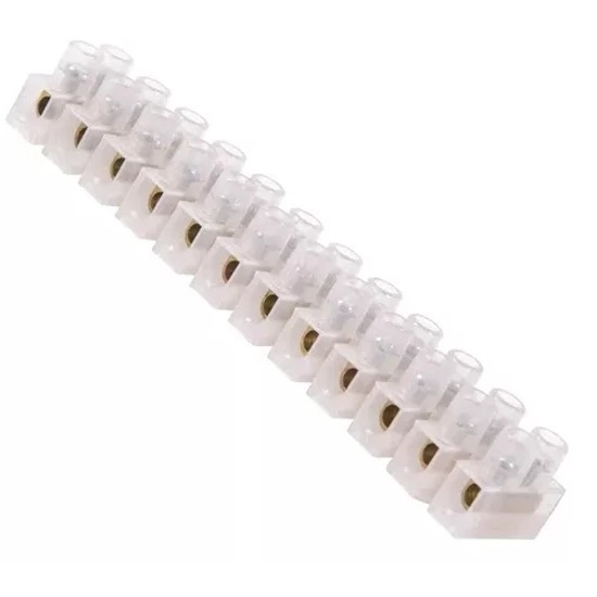 Barra Conector em Barra Elétrico Tipo Sindal Interneed C12 Bornes 4mm/6mm/10mm/16mm/ - 20a Chuveiro Elétrica Segurança