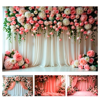 Painel Retangular Floral Casamento P/ Fotos Decorativo 1,5x2,2 Mt em Oferta na Shopee