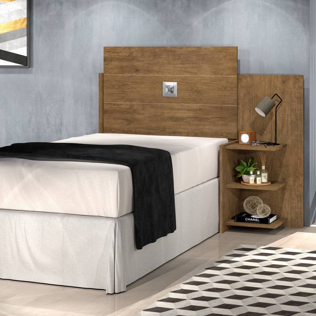 Cabeceira Para Cama Box Solteiro 0,90 Acapulco Jequitibá