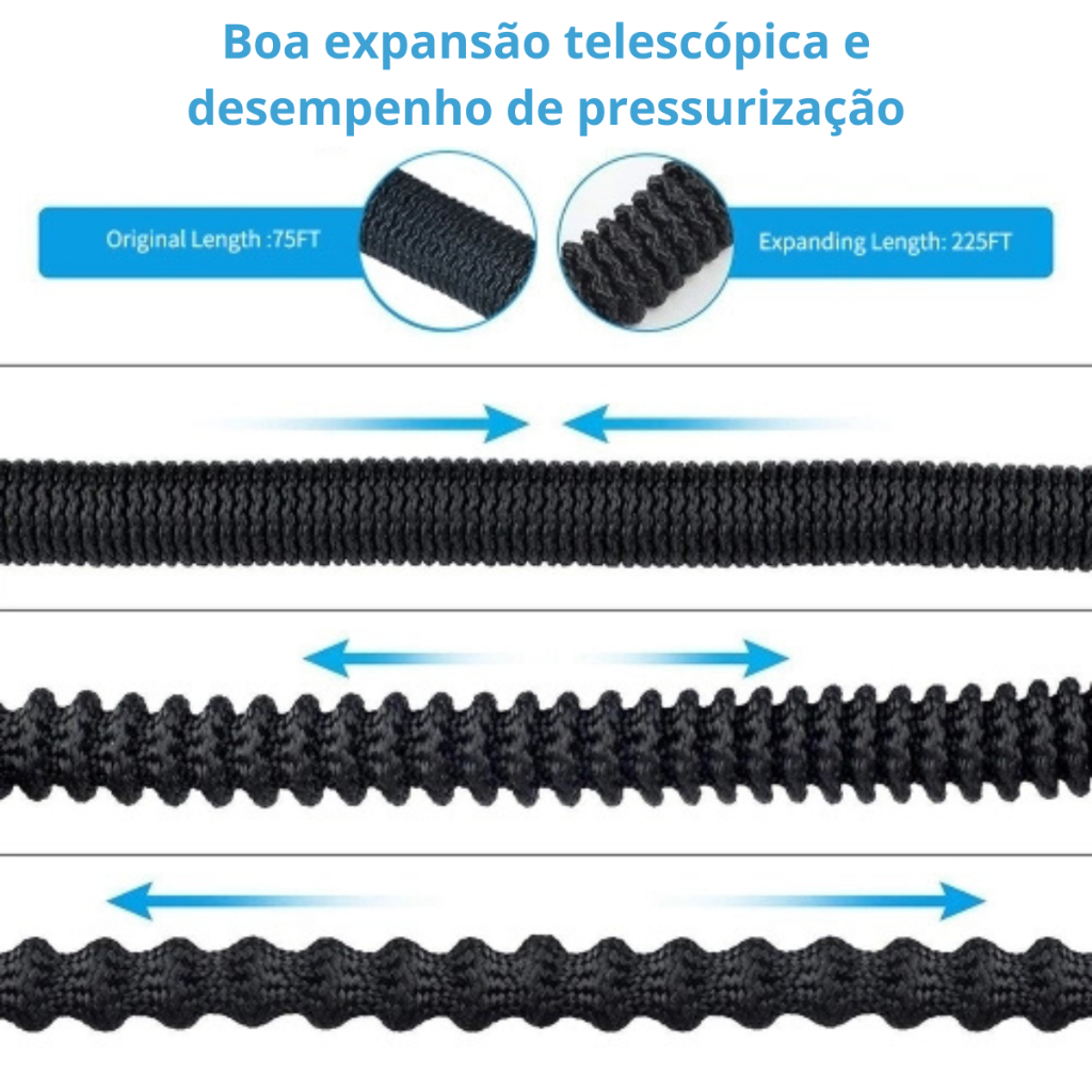 Detalhes do Mangueira Expansível Mágica Elástica Flexível 15m 30m Metros Jardim Retrátil Multiuso Plantas