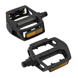 Pedal de Bicicleta Aro 26 Alumínio Rosca Fina Plataforma com Refletores em Oferta na Shopee