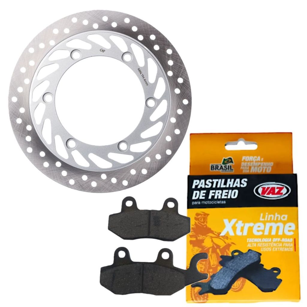 Disco de Freio Dianteiro Cb 300R Sem Abs + Pastilhas Vaz em Oferta na Shopee