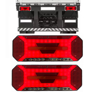 Par lanterna Traseira LED 35,5CM Moderna Seta Sequêncial Caminhão truck KLX Qualidade e Inovação em Oferta na Shopee
