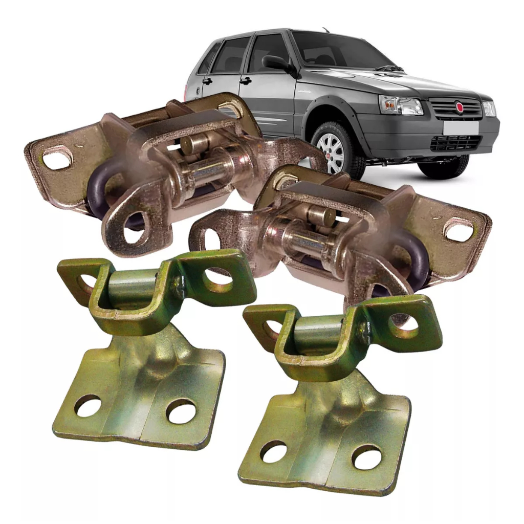 Kit Dobradiça Inferior Superior Porta Uno Fiorina 1985 A 2013 Prêmio Elba em Oferta na Shopee