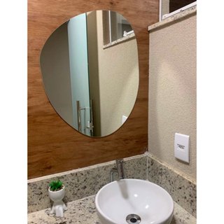 Espelho Organico Grande Decorativo Abstrato Super Luxo Para Banheiro Sala em Oferta na Shopee