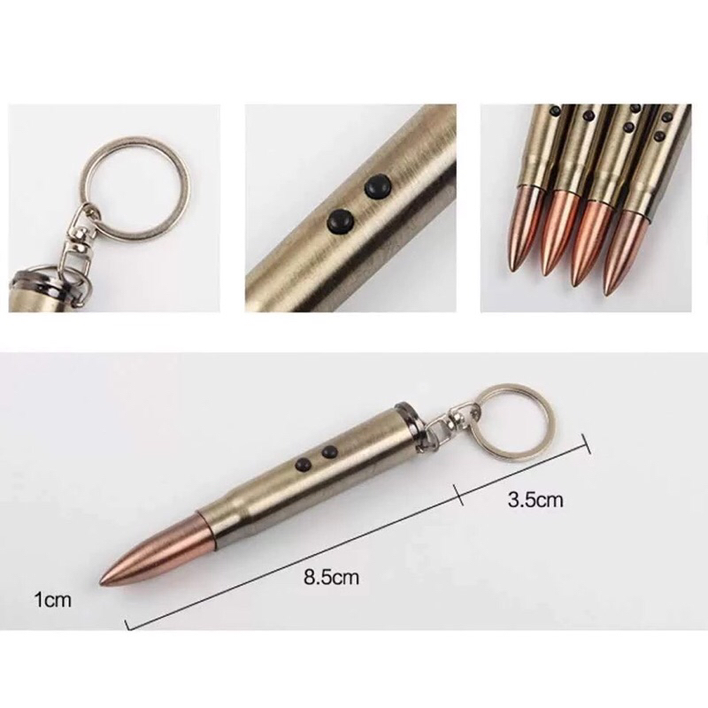 Caneta 4 em 1 formato munição bala de Fusil em Oferta na Shopee