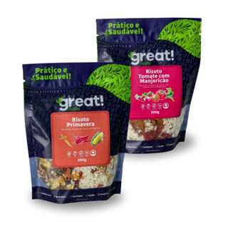 Kit Risoto 2 Unidade Tomate com Manjericão e Primavera Natural Sem Glúten e Sem Lactose em Oferta na Shopee