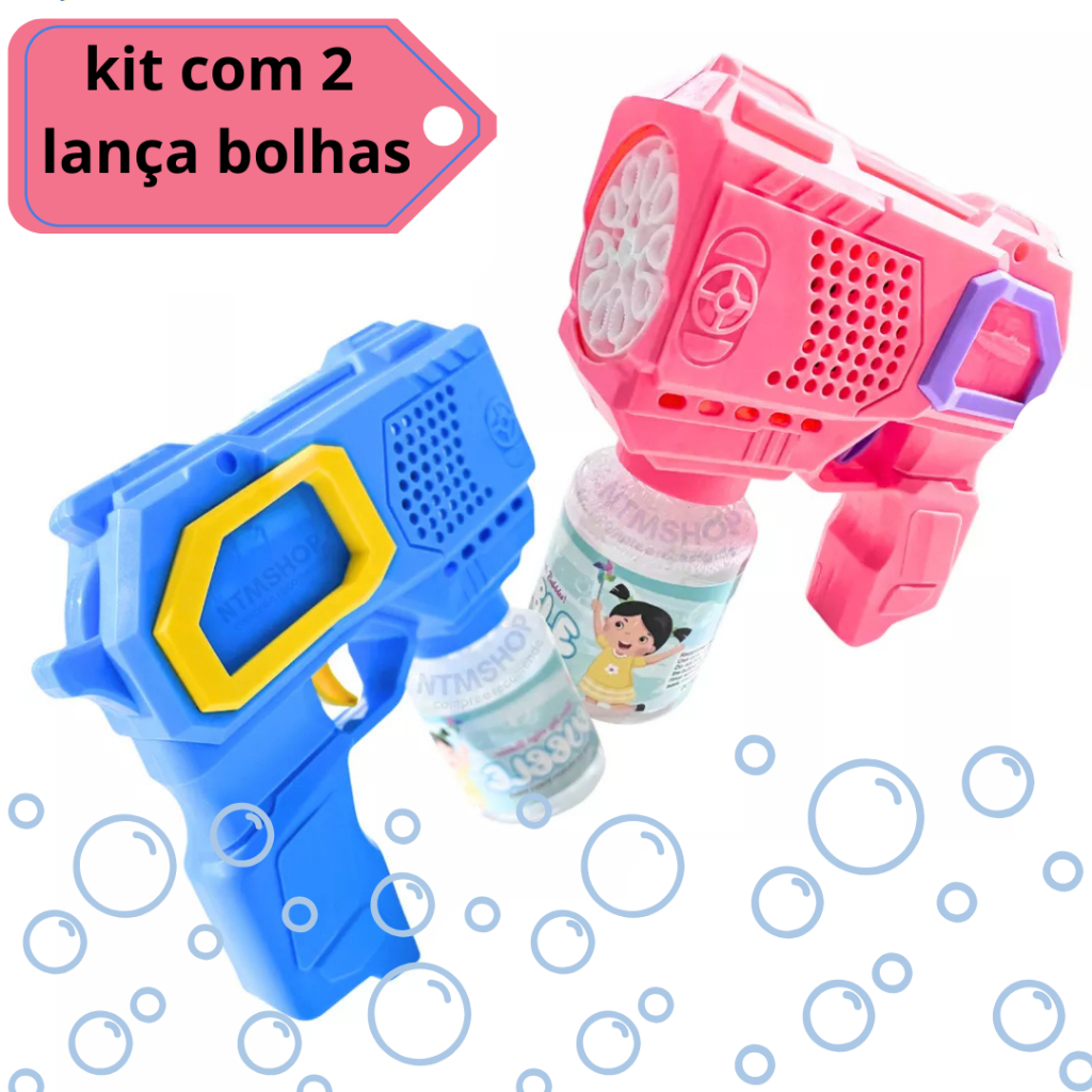 Bolha de Sabão Automático Pistola de Bolha de sabão Binquedo Menina Menino