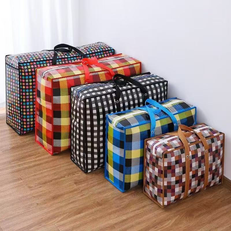 Sacolão Bolsa Impermeávelcom Ziper Resistente - Grande e Estiloso para Viagens, Mudanças e Compras, com Padrões Sortidos em Oferta na Shopee