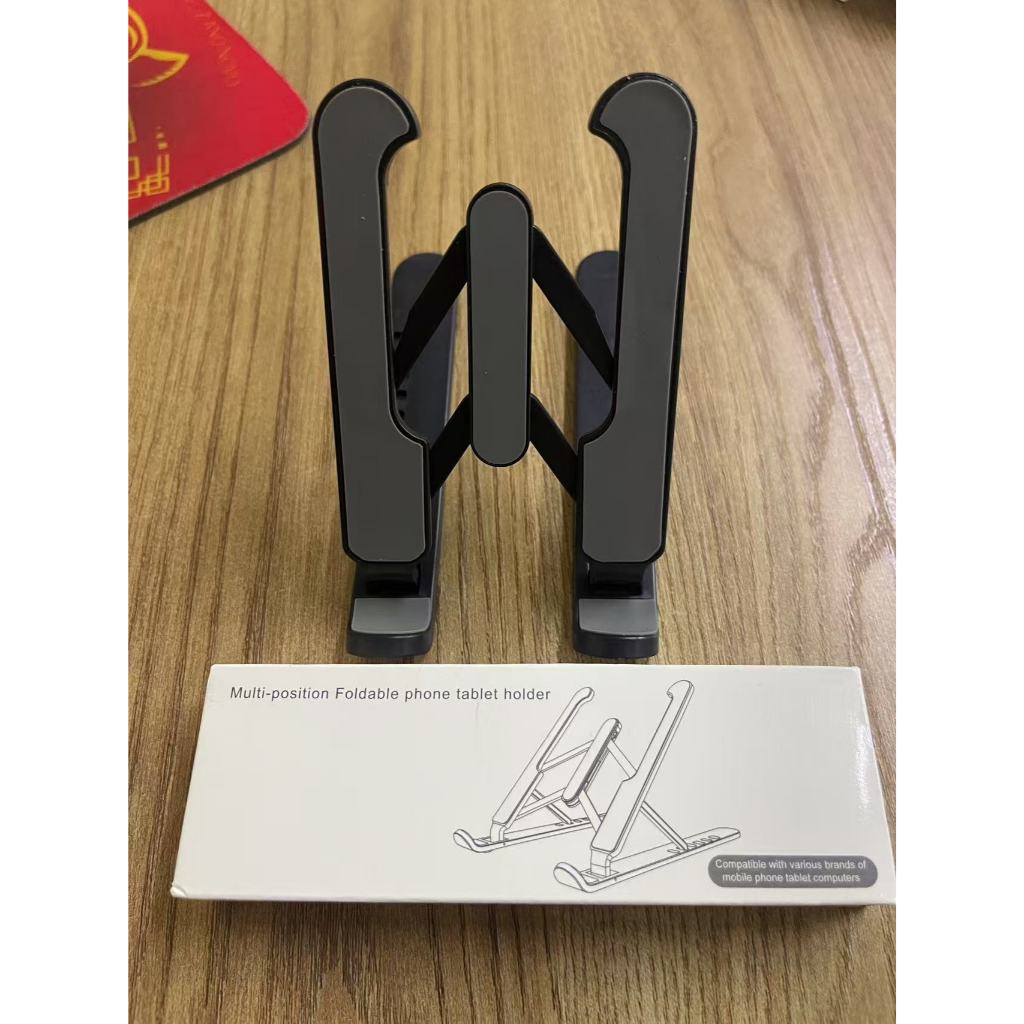 Suporte Celular de Mesa Retrátil Móvel Ajustável Portátil Smartphone Tablet iPad Escritório