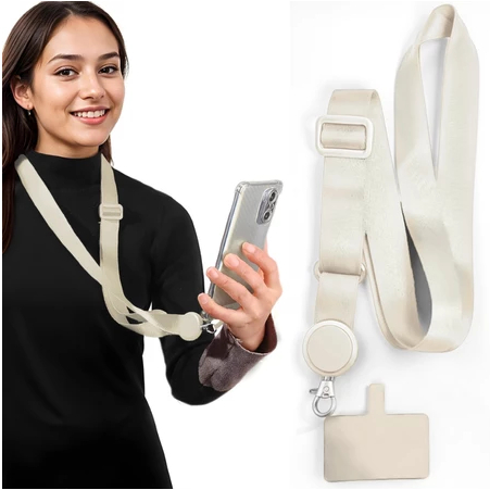 Cordão De Corda De Pescoço Ajustável Universal Para Celular Anti-Perda