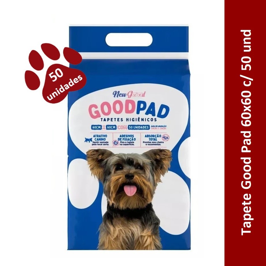 Tapete Higiênico Good Pad 60x60 C/ 50 Unidades em Oferta na Shopee