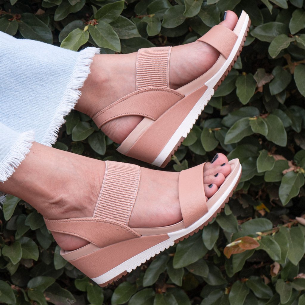 Sandália Feminina Modare Ultra Conforto Ortopedico Anabela Original Palmilha Macia - Envio Imediato em Oferta na Shopee