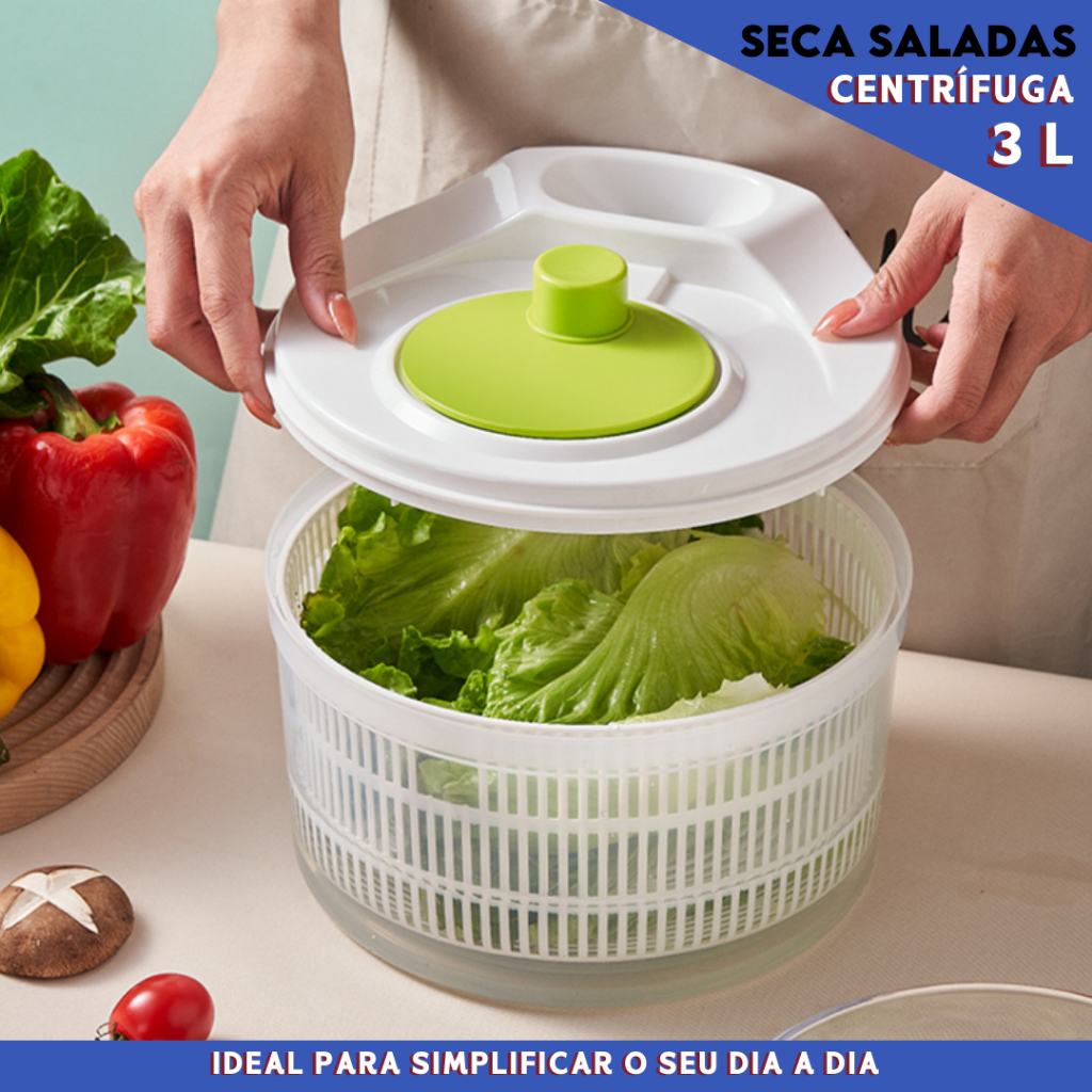 Centrífuga De Salada Secador Manual - Mazzal