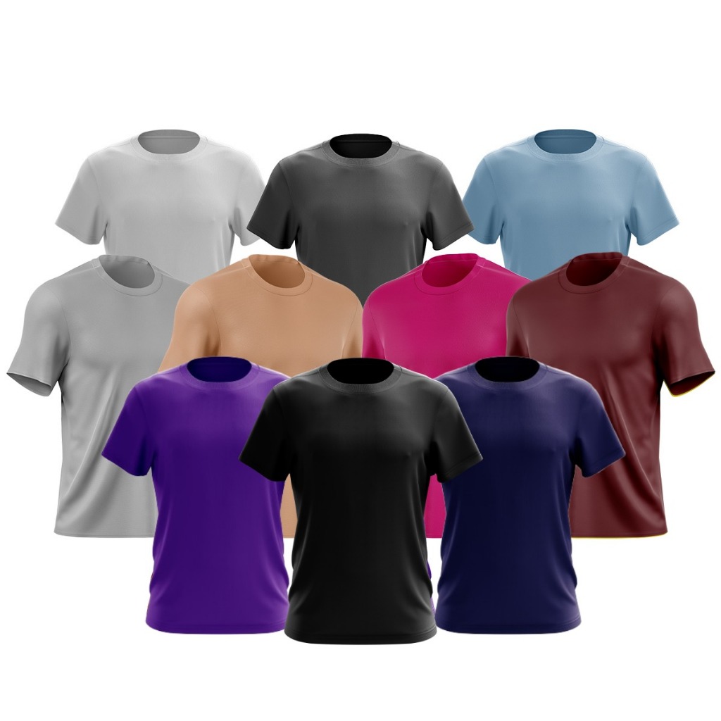 Kit 10 Camisetas Masculinas Zanone Malhas 100% Algodão 30.1 Qualidade Premium