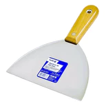 Espatula 10Cm - 4" - Aco Inox - Cabo Madeira - 2153