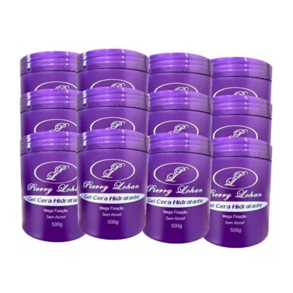 Gel Cera Pierry Lohan 500g original Caixa 32 Unidade Gel cera 500g Pierry Lohan 500g