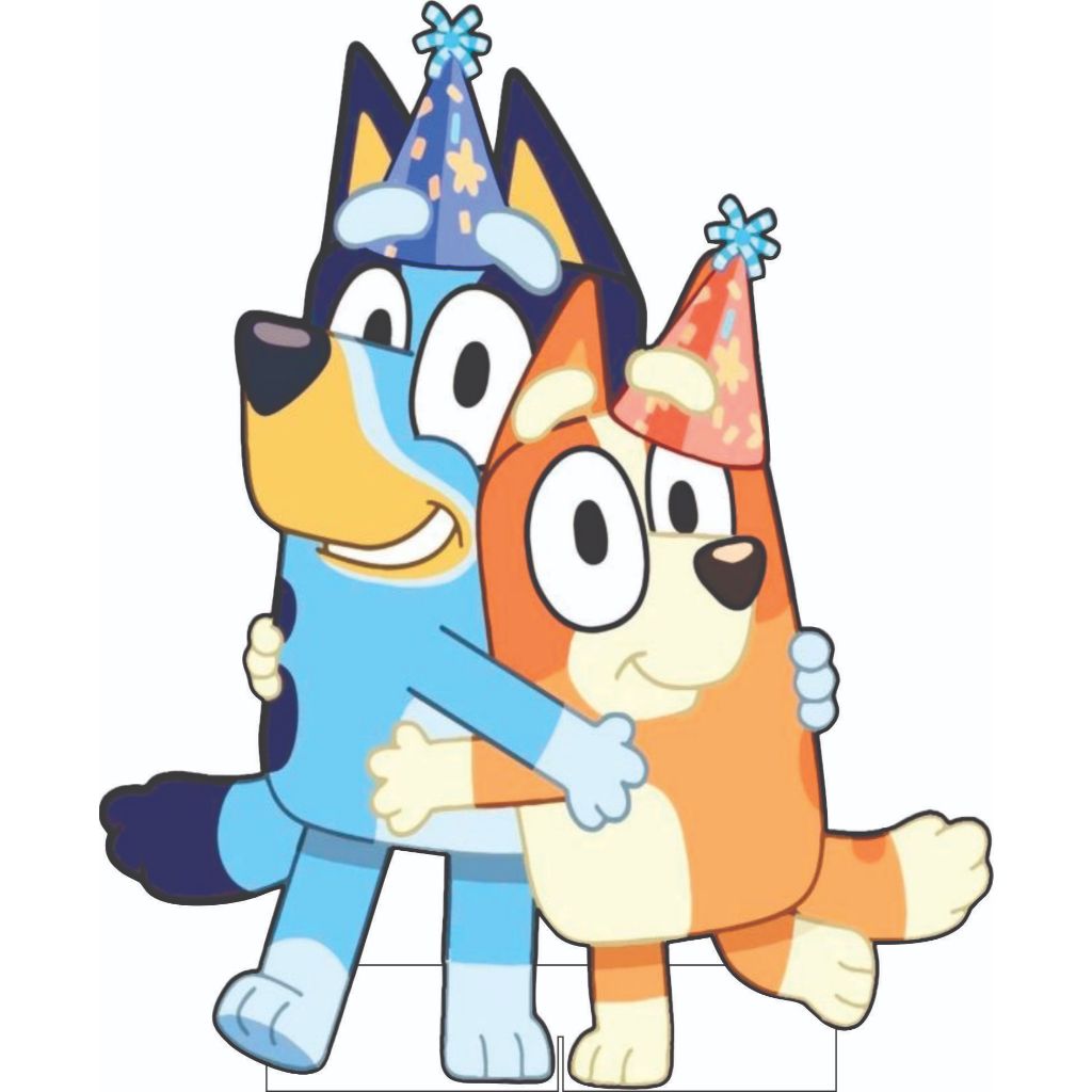 Display Bluey e Bing Aniversário 60 cm em Oferta na Shopee