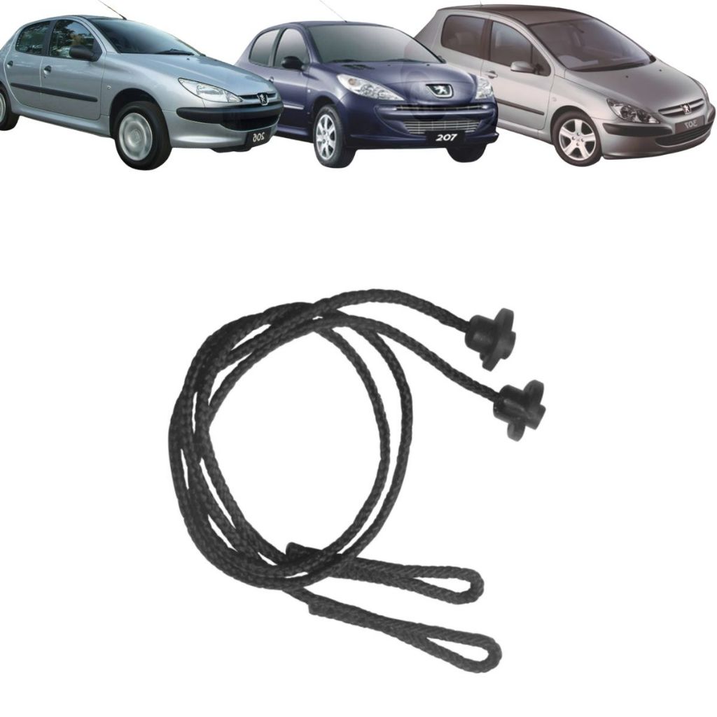 Cordão Tampão Bagagito Porta mala Peugeot 206 207 306 307