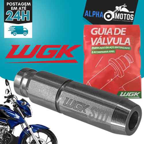 Guia de Válvula Titan 150 160 Fan 150 160 Bros 150 160 Nxr Xre 190 - WGK