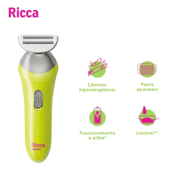 Ricca Ready Aparador de Pelos do Corpo