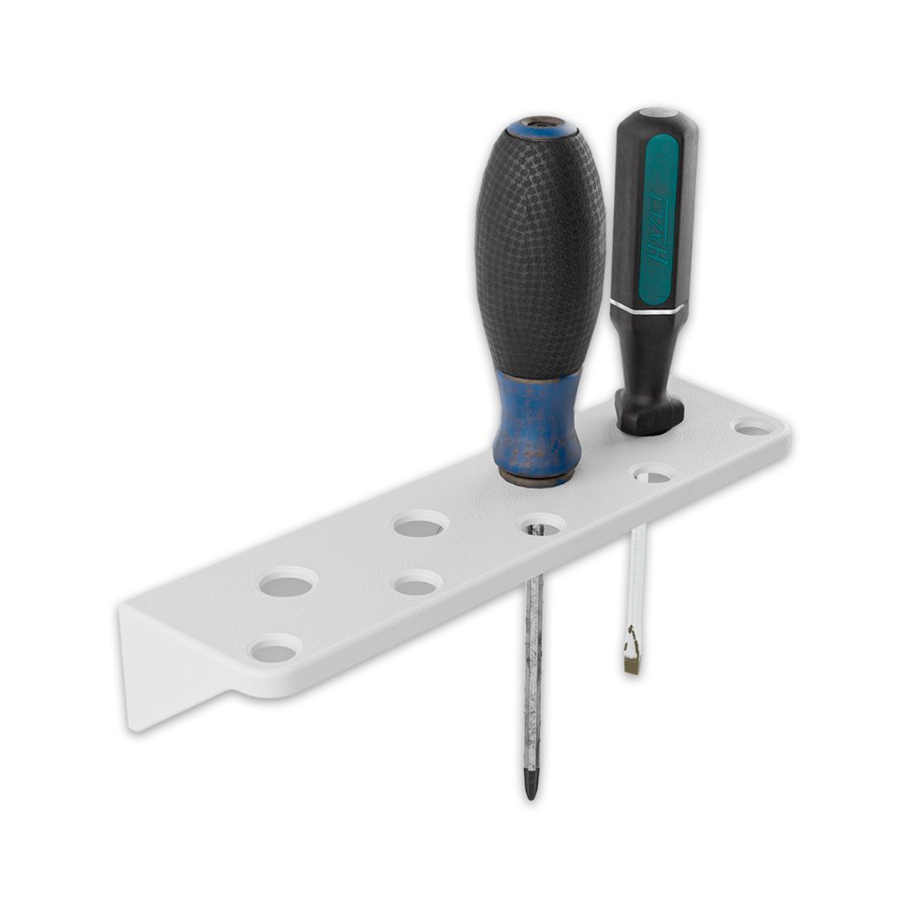 Suporte de Parede para Chaves de Fenda e Philips - Organize Seu Painel de Ferramentas com Estilo-Ferramentas/Organização
