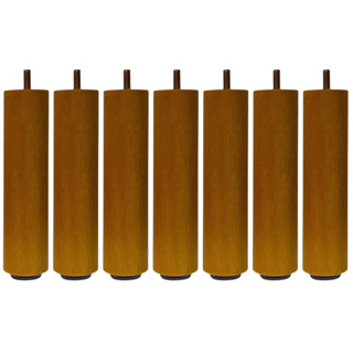 7 Pés para Cama Box Baú Madeira Fixo Com 15cm Pé Casal Mel Rústico Moderno Pernas Móveis sofá em Oferta na Shopee