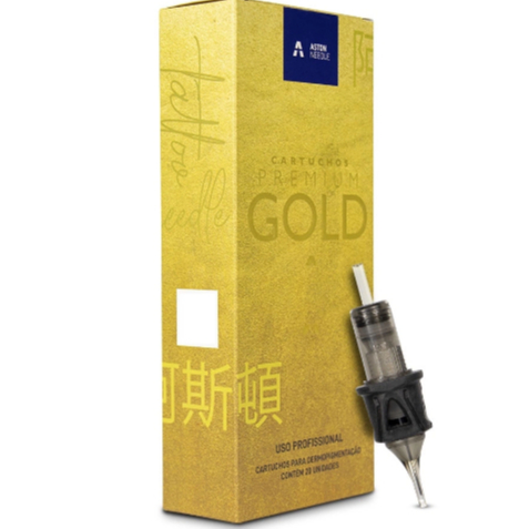 Cartucho Aston Gold Tatuagem Tattoo RS Round Shader (bucha) Cx. 10und.