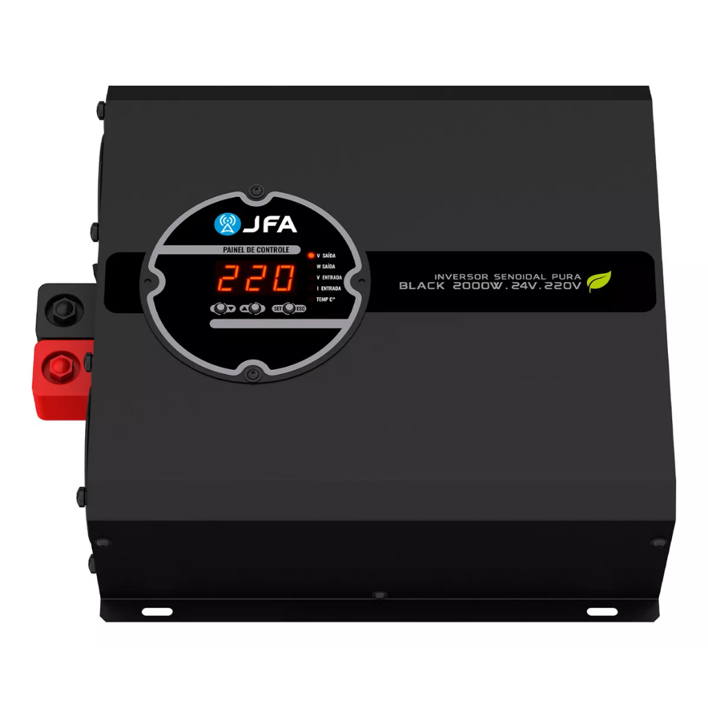 Inversor JFA 2000W 24V 220V Onda Senoidal Pura Pico 4000w em Oferta na Shopee