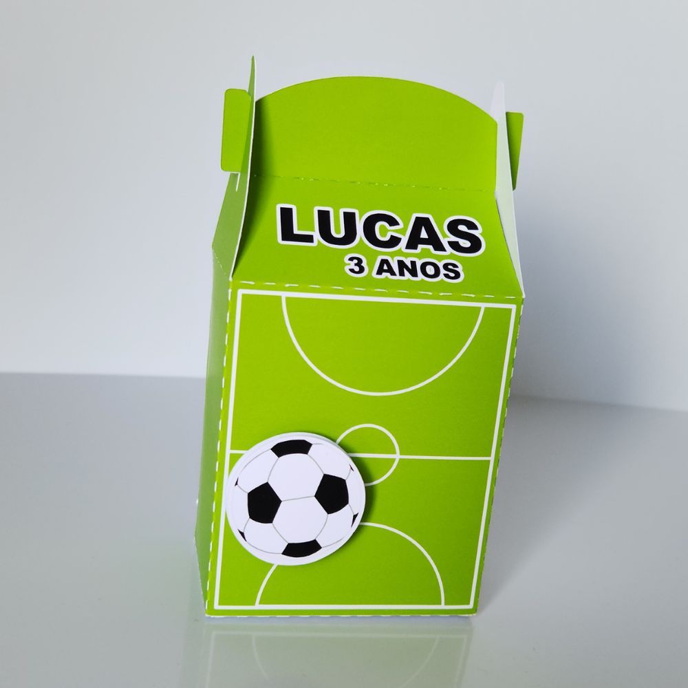 CAIXA MALETINHA 3D ESPORTES PERSONALIZADA LEMBRANCINHA PARA FESTA INFANTIL ANIVERSÁRIO DE MENINO