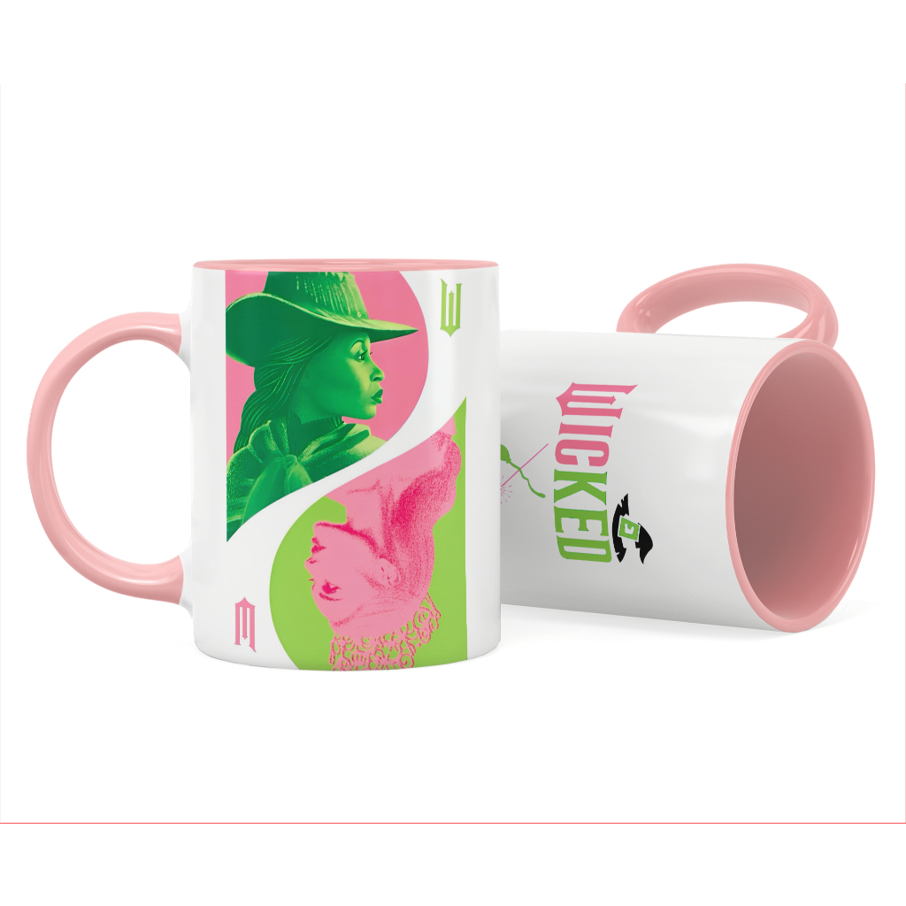 Detalhes do Caneca Geek Wicked Glinda e Elphaba - Ariana Grande e Cynthia Erivo