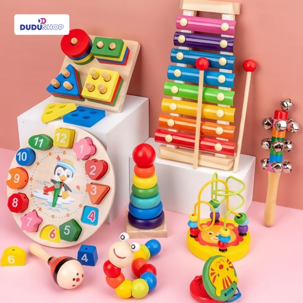 Brinquedo  Pedagógico Educativo Musical Pedagógico Montessori Colorido Para Bebês Crianças Pequenas em Oferta na Shopee