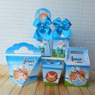 Kit Festa Personalizados Arca de Noé Lembrancinhas Caixinhas para Festa em Oferta na Shopee