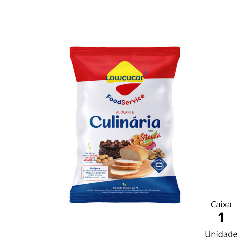 Adoçante Culinário 1Kg Lowçucar Com Stévia Usado Em Bolos Doces e Pães Para Restaurante E Hotel em Oferta na Shopee